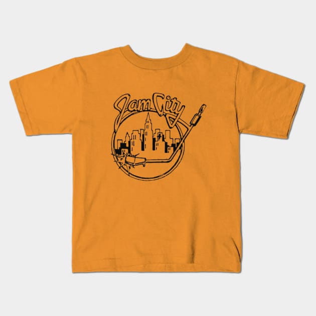 Jam City Records Kids T-Shirt by beejay559